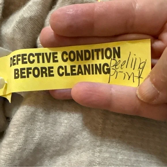 Pilcro Beige Cashmere Cropped Sweater with Gold Floral Accents - Picture 7 of 10